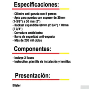 FERKY - CERRADURAS Y CHAPAS